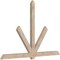 Ekena Millwork Kennewick Smooth Timber Gable Bracket, Douglas Fir, 108"W x 72"H x 3 1/2"D x 5 1/2"F, 16/12 Pitch GBW108X72X0406KEN00SDF - alternate 4